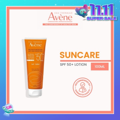 AVÈNE Lotion SPF50+ UVA/UVB (No White Streaks & Water-Resistant) 100ml (Expiry: May`2026)