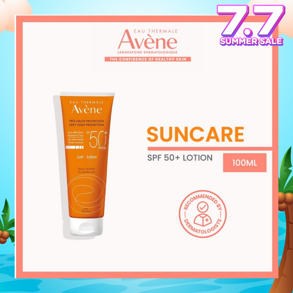Lotion SPF50+ UVA/UVB (No White Streaks & Water-Resistant) 100ml