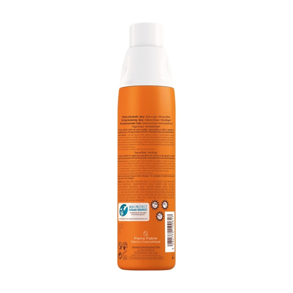 Very High Protection SPF50+ UVA/UVB Suncare Spray (For Sensitive Skin & Water-Resistant) 200ml