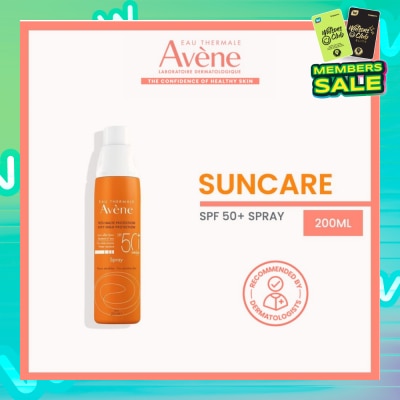 EAU THERMALE AVENE Very High Protection SPF50+ UVA/UVB Suncare Spray (For Sensitive Skin & Water-Resistant) 200ml