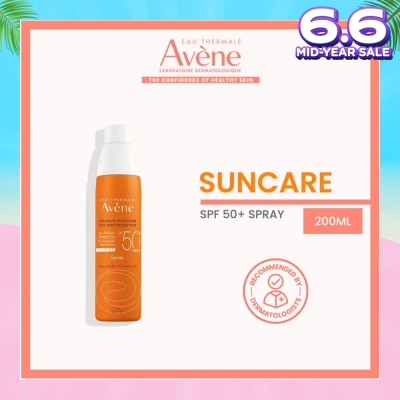 EAU THERMALE AVENE Very High Protection SPF50+ UVA/UVB Suncare Spray (For Sensitive Skin & Water-Resistant) 200ml