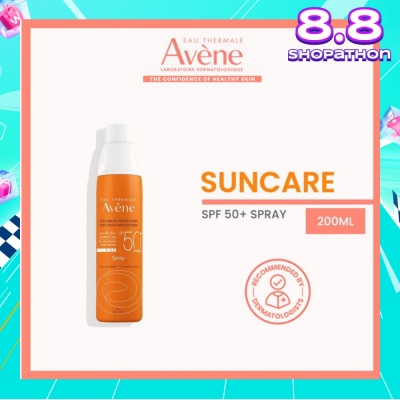 EAU THERMALE AVENE Very High Protection SPF50+ UVA/UVB Suncare Spray (For Sensitive Skin & Water-Resistant) 200ml