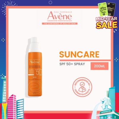 EAU THERMALE AVENE Very High Protection SPF50+ UVA/UVB Suncare Spray (For Sensitive Skin & Water-Resistant) 200ml