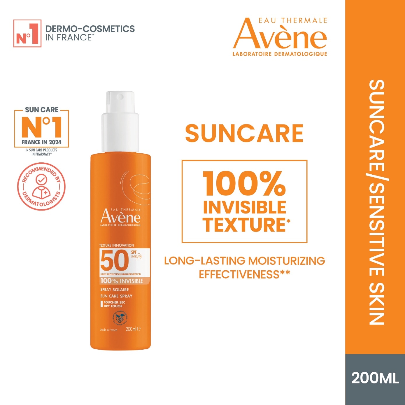 UVB Suncare Spray (For Sensitive Skin & Water Resistant) 200ml image
