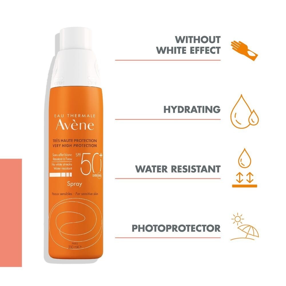 Very High Protection SPF50+ UVA/UVB Suncare Spray (For Sensitive Skin & Water-Resistant) 200ml