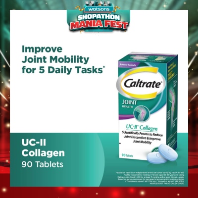 CALTRATE - Joint Health UC-II Collagen Tablet 90s (Expiry: Apr`2027)