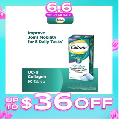 CALTRATE - Joint Health UC-II Collagen Tablet 90s (Expiry: Apr`2027)