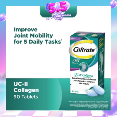 CALTRATE - Joint Health UC-II Collagen Tablet 90s (Expiry: Mar`2027)