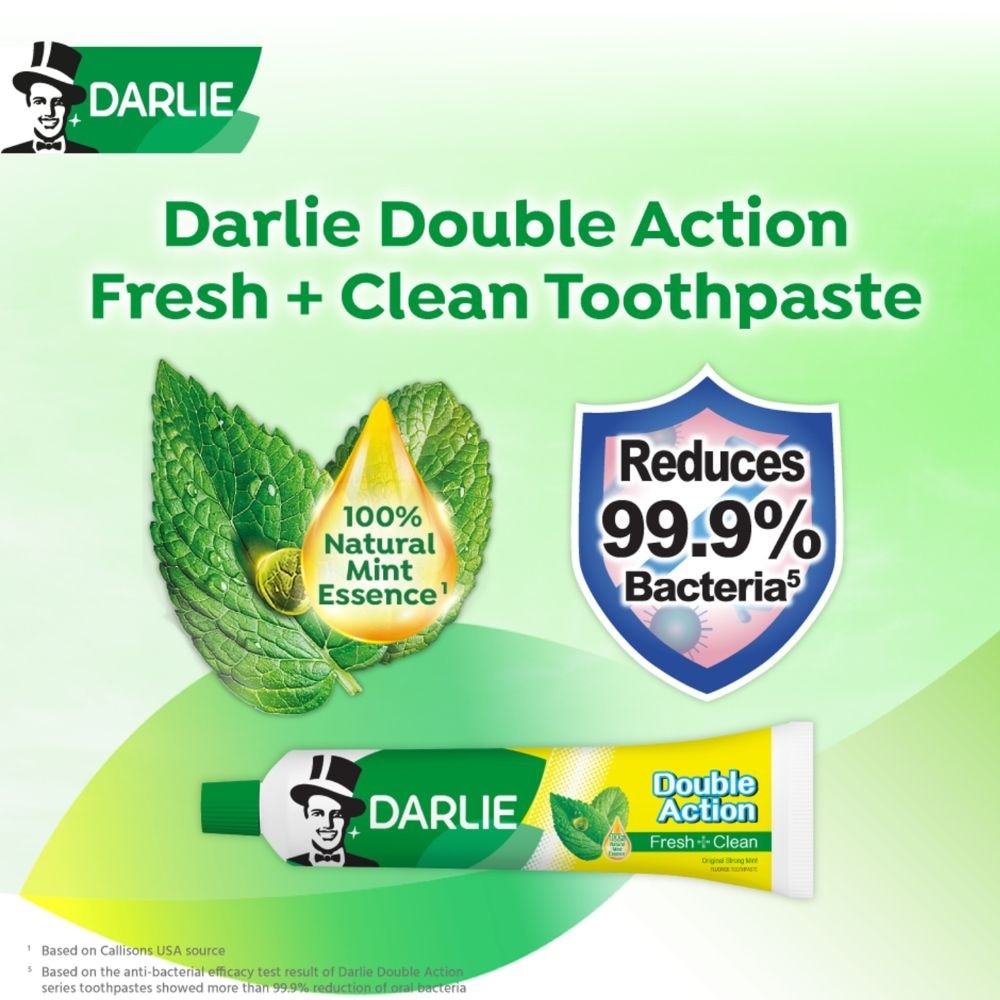Double Action Travel Kit Packset consists Toothpaste 1s + Toothbrush 1s