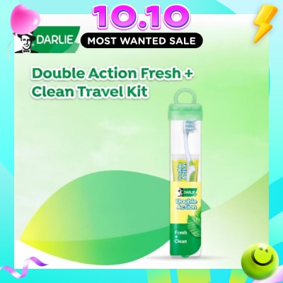 DARLIE Double Action Travel Kit Packset consists Toothpaste 1s + Toothbrush 1s image