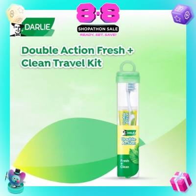 DARLIE - Double Action Travel Kit Packset consists Toothpaste 1s + Toothbrush 1s