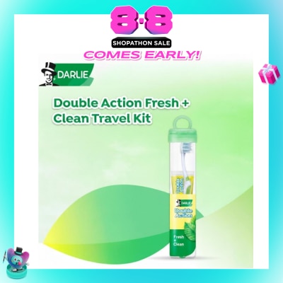 DARLIE - Double Action Travel Kit Packset consists Toothpaste 1s + Toothbrush 1s