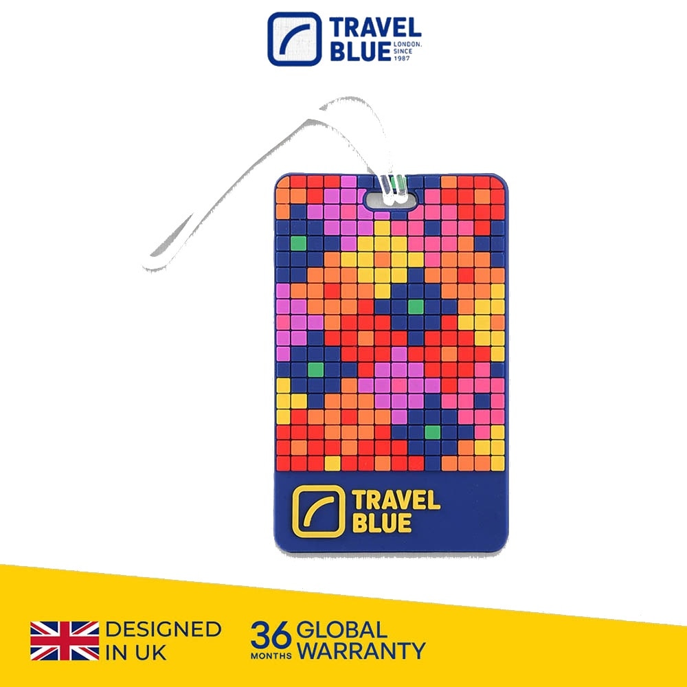 TB101 Luggage Tag Flower 11cm x 5.5cm 1s