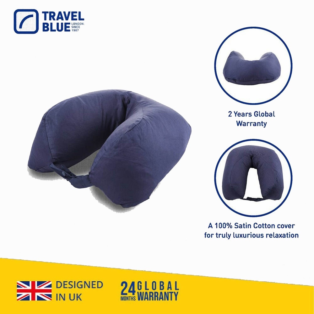 TB215 Dream Neck Pillow (100% Satin Cotton Cover & Filled With High Quality Feathers) 1s