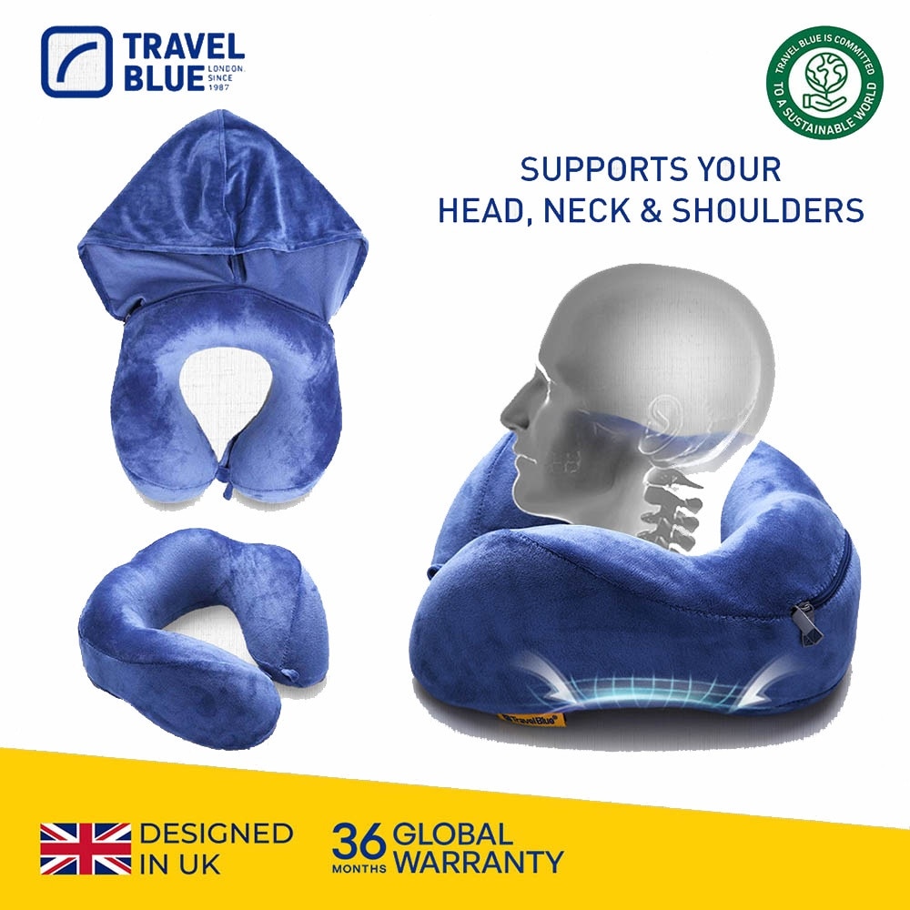 TB216 Hooded Tranquility Pillow (To Support Head, Neck & Shoulders) 1s