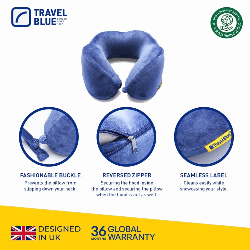 TB216 Hooded Tranquility Pillow (To Support Head, Neck & Shoulders) 1s