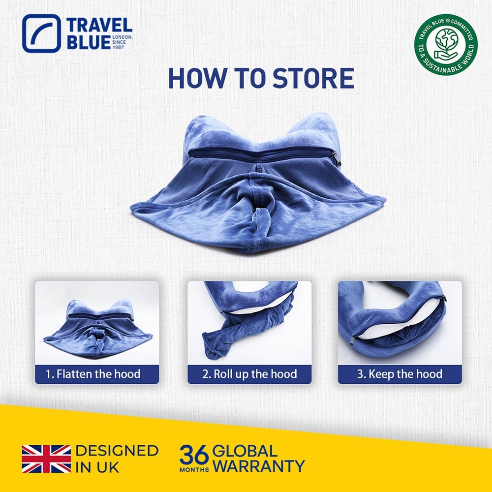 TB216 Hooded Tranquility Pillow (To Support Head, Neck & Shoulders) 1s