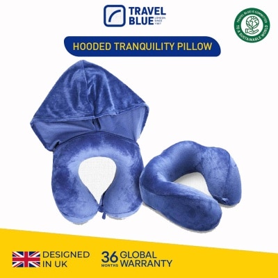 TRAVEL BLUE TB216 Hooded Tranquility Pillow (To Support Head, Neck & Shoulders) 1s