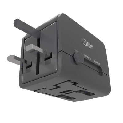 TRAVEL BLUE TB255 Travel Adaptor With Type A & C Charging 1s