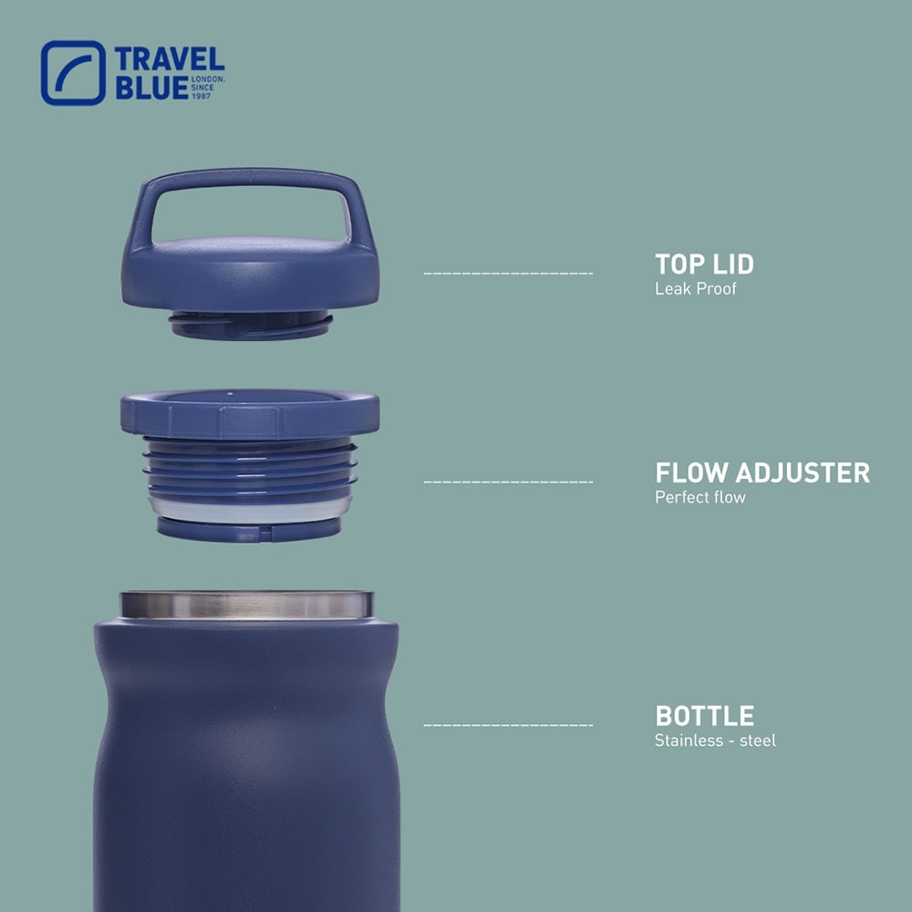 TB521 Insulated Bottle Navy 22.5cm x 7cm 1s