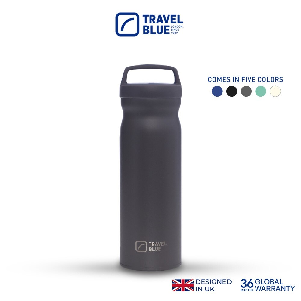 TRAVEL BLUE TB523 Insulated Bottle Grey 22.5cm x 7cm 1s | Travel