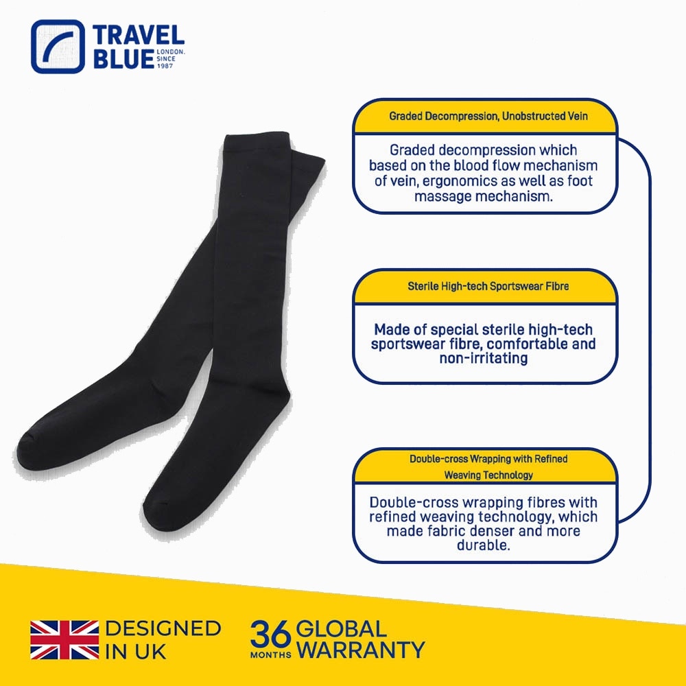 TB792 Travel Pressure Socks Small 1s