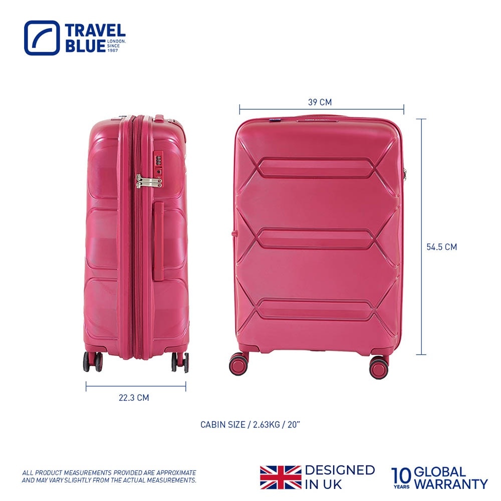 TB3303 Nomad Cabin Luggage (S) Pink 1s