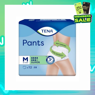 TENA Tena Pants Super Adult Diapers Size M 12s 
