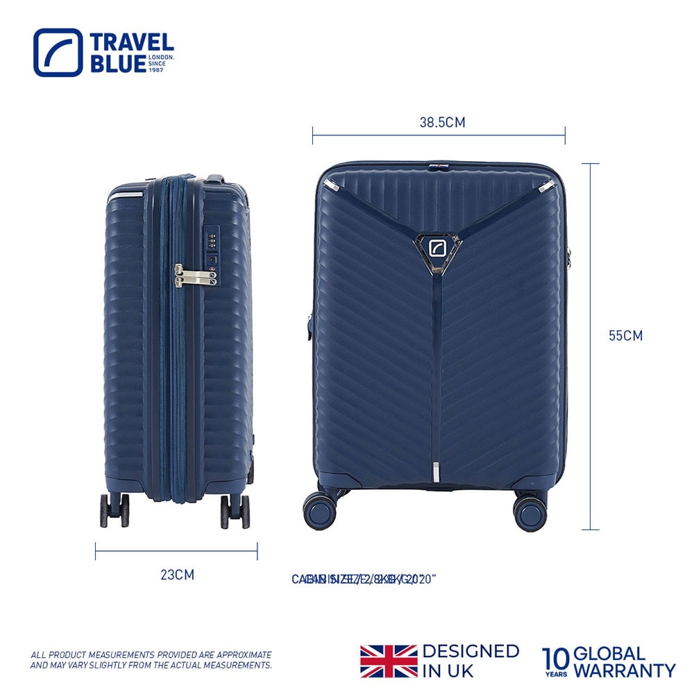 TB3309 Summitcase (S) Navy Blue (38.5cm x 55cm x 23cm) 1s