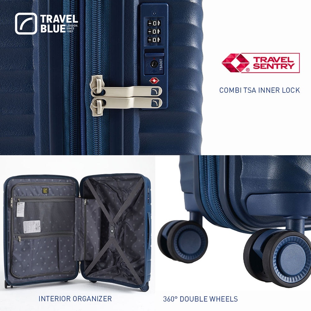 TB3309 Summitcase (S) Navy Blue (38.5cm x 55cm x 23cm) 1s