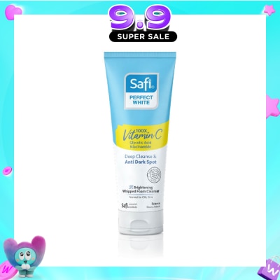 SAFI - Perfect White 3X Whipped Foam Cleanser (100X Vitamin C + Morinamide + Glycolic Acid) 95g image