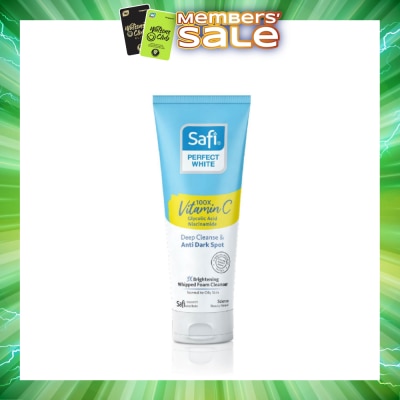 SAFI - Perfect White 3X Whipped Foam Cleanser (100X Vitamin C + Morinamide + Glycolic Acid) 95g