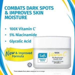 SAFI Perfect White 3X Serum Light Cream SPF36PA++ (100X Vitamin C