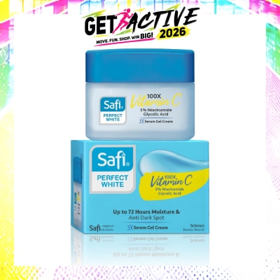 SAFI - Perfect White 3X Gel Cream (100X Vitamin C + Morinamide + Glycolic Acid) 45g image