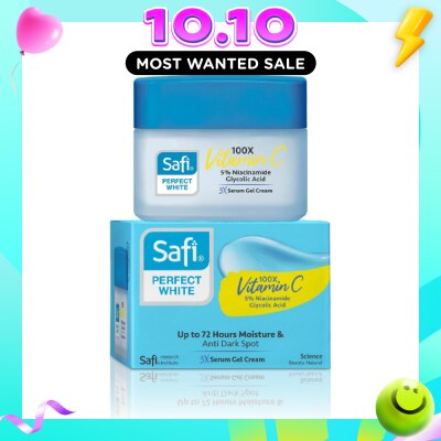 SAFI Perfect White 3X Gel Cream (100X Vitamin C + Morinamide + Glycolic Acid) 45g image