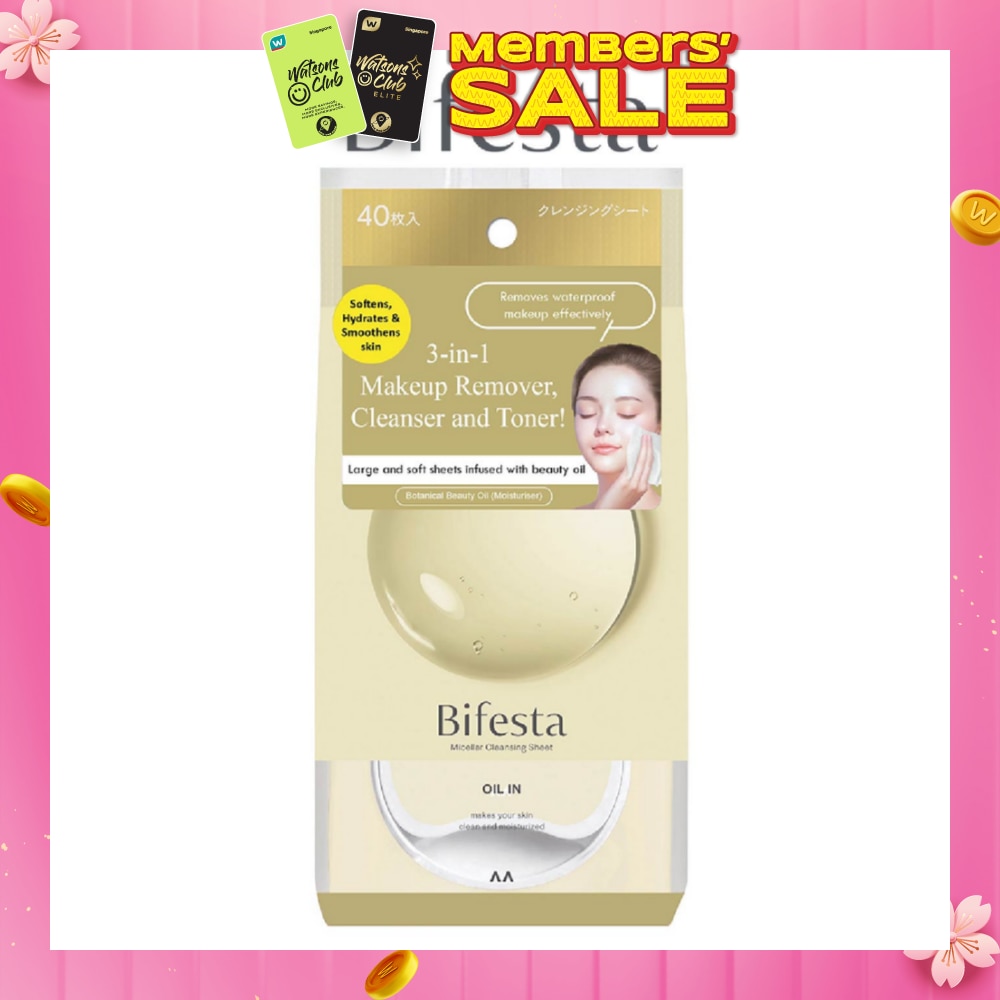 Cleansing Sheet Oil In 40s