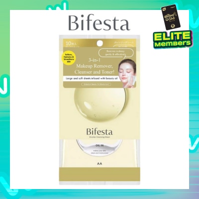 BIFESTA Cleansing Sheet In Oil 10s