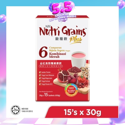 NH DETOXLIM - Plus Instant Multi Mix Grains With 6 Red (Help Nourish Blood, Promote Good Skin & Protect Vision) 15s (Expiry: Apr`2027)