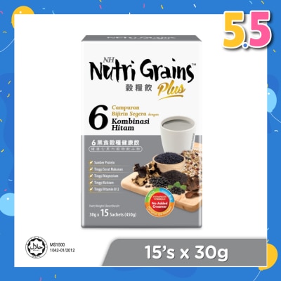 NH DETOXLIM Plus Instant Multi Mix Grains With 6 Black (Helps To Maintain Youthfulness & Vitality) 15s
