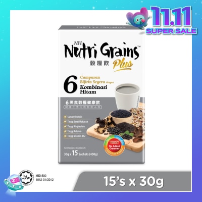 NH DETOXLIM Plus Instant Multi Mix Grains With 6 Black (Helps To Maintain Youthfulness & Vitality) 15s