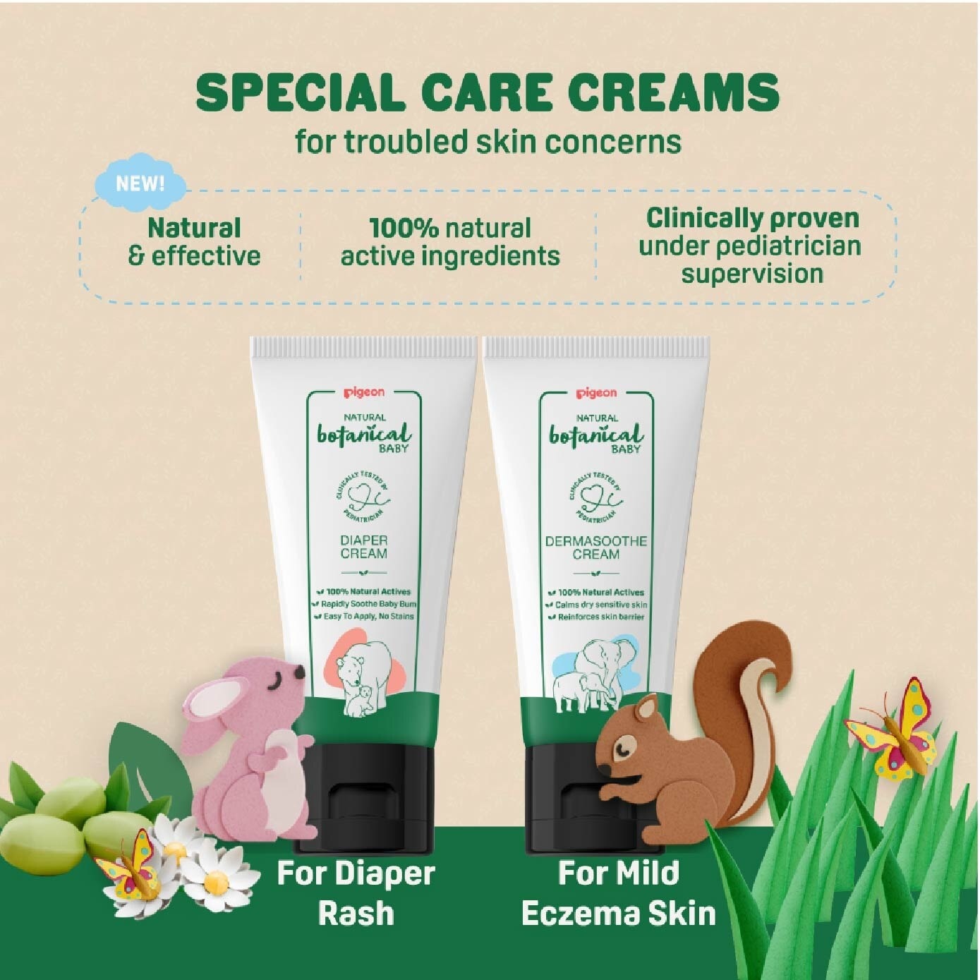 Natural Botanical Baby Dermasoothe Cream 50ml