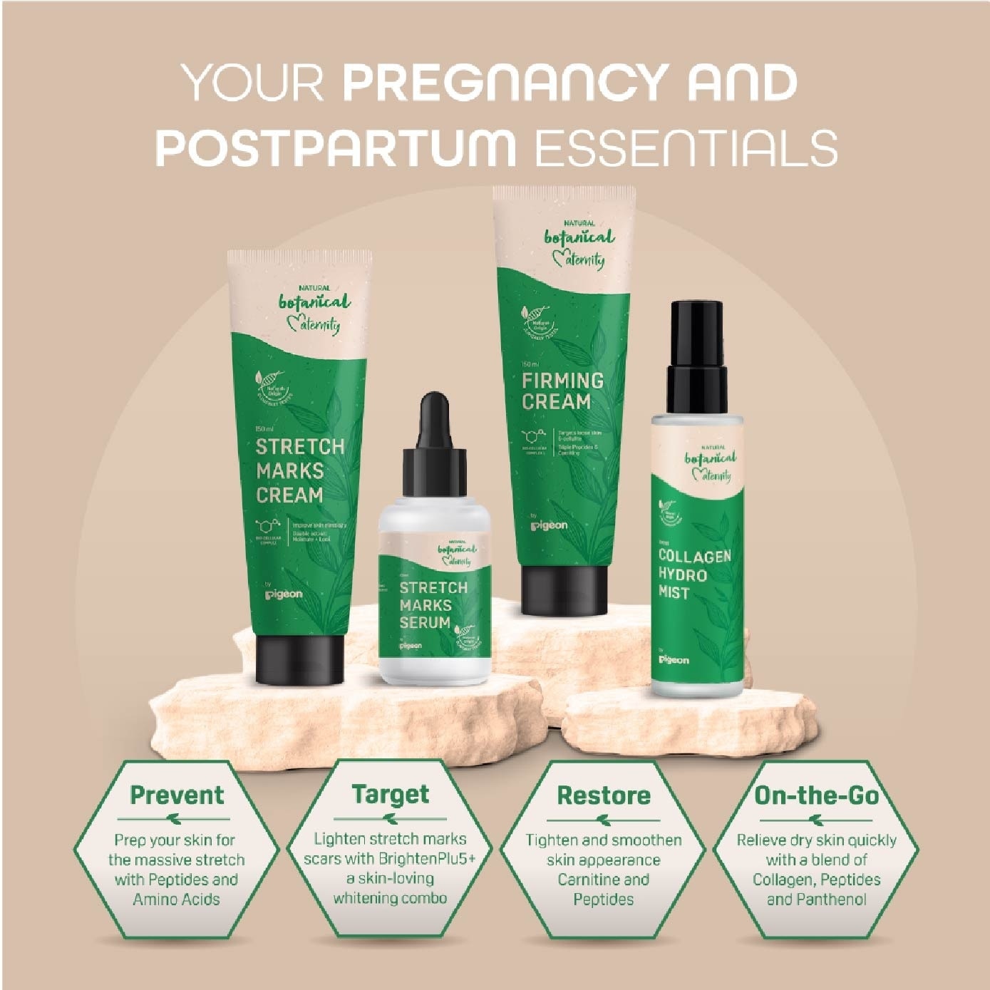 Natural Botanical Maternity Firming Cream (Suitable For Postpartum Use) 150ml