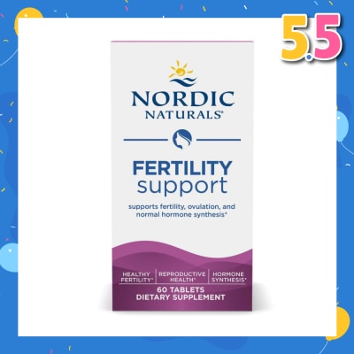 NORDIC NATURALS Fertility Support Dietary Supplement Tablet (To Supports Fertility, Ovulation & Normal Hormone Synthesis) 60s