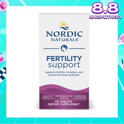 NORDIC NATURALS Fertility Support Dietary Supplement Tablet (To Supports Fertility, Ovulation & Normal Hormone Synthesis) 60s