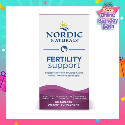 NORDIC NATURALS Fertility Support Dietary Supplement Tablet (To Supports Fertility, Ovulation & Normal Hormone Synthesis) 60s