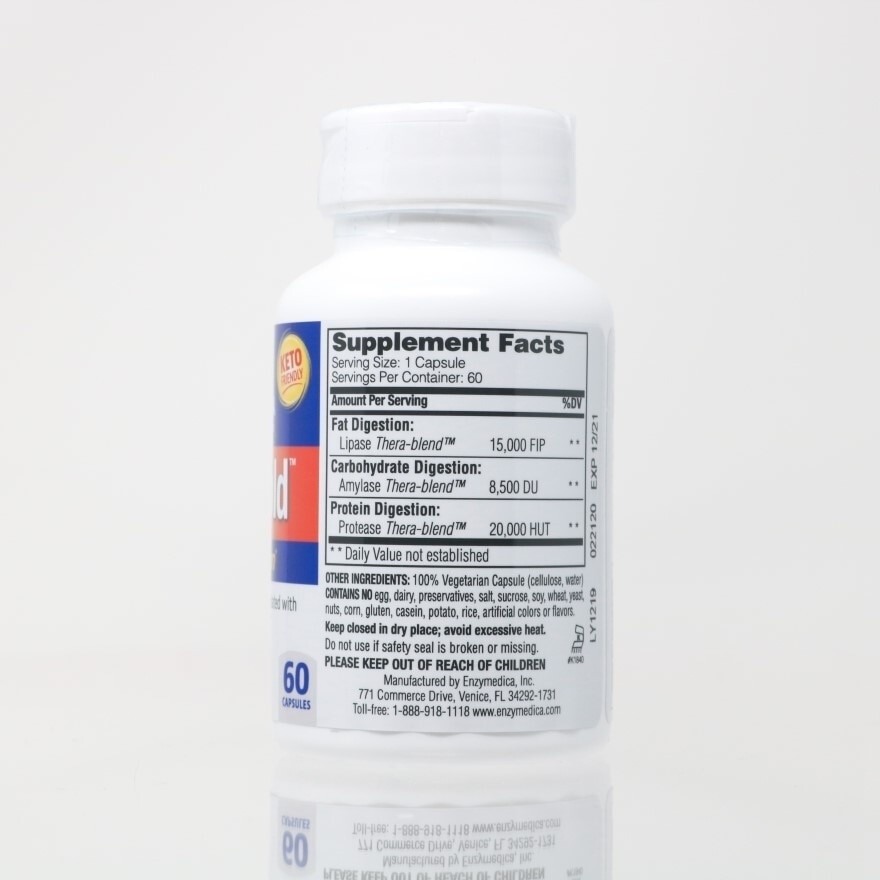 Lypo Gold For Fat Digestion Vegan & Kosher Dietary Supplement Capsule (Keto Friendly) 60s