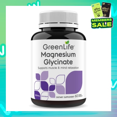 GREENLIFE Magnesium Glycinate Vegetarian Dietary Supplement Capsule 60s (Expiry: Feb`2026)