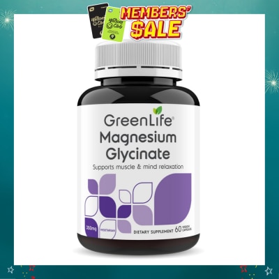 GREENLIFE - Magnesium Glycinate Vegetarian Dietary Supplement Capsule 60s