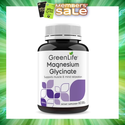 GREENLIFE - Magnesium Glycinate Vegetarian Dietary Supplement Capsule 60s