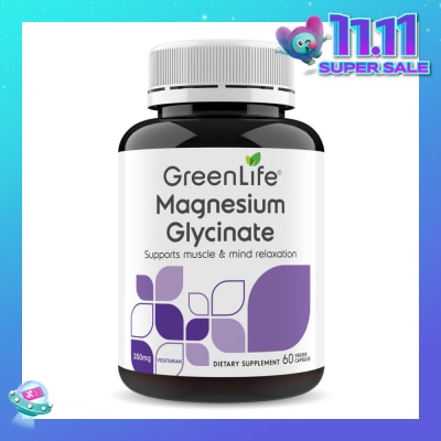 GREENLIFE Magnesium Glycinate Vegetarian Dietary Supplement Capsule 60s (Expiry: Feb`2026)